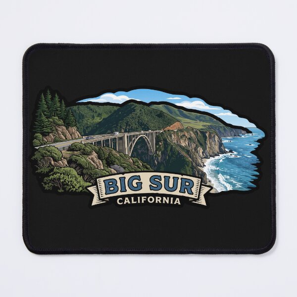 Item preview, Big Sur California USA - Travel art designed and sold by Marciolini.