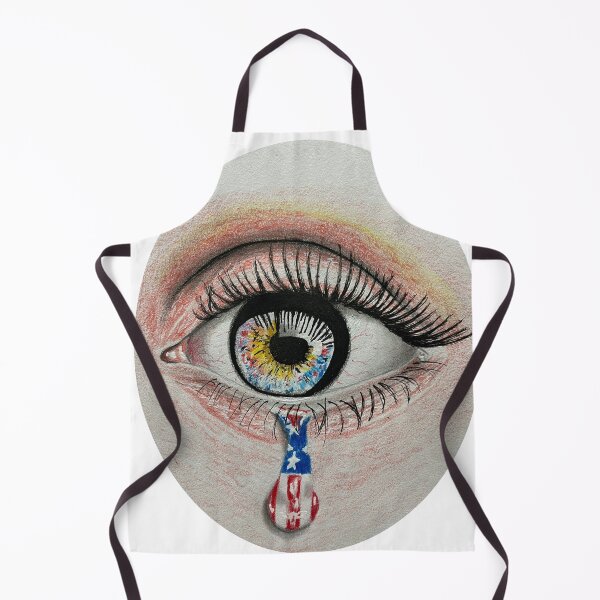 Item preview, Surreal Eye With Flag Teardrop designed and sold by jam-66.