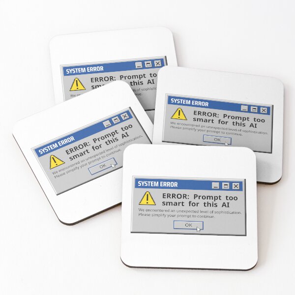 Item preview, System Error: Prompt too smart for this AI designed and sold by StikerChuns.