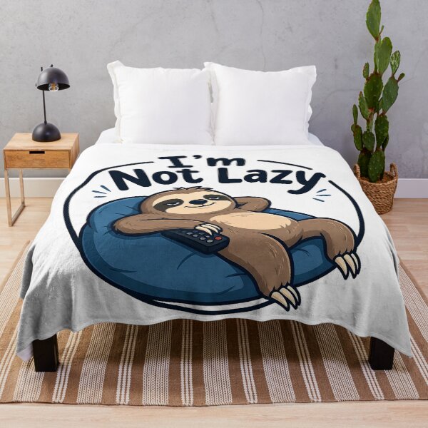 Item preview, I'm Not Lazy – Funny Sloth Relaxation designed and sold by IMuDesigner.