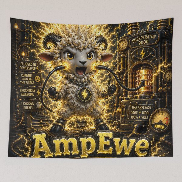 Item preview, AmpEwe | PokeSheep Sheepism Parody designed and sold by Thpoar.