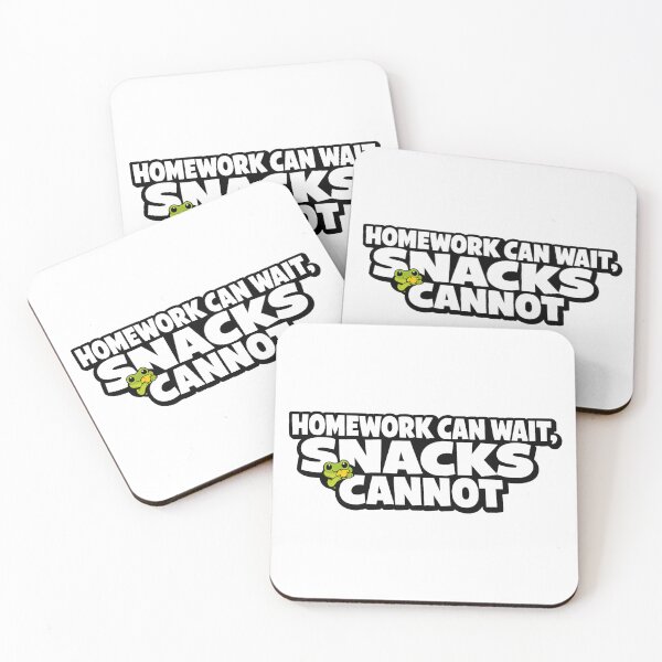 Item preview, Funny Frog Homework Can Wait Snacks Cannot Sticker | Back to School Student Humor Gift designed and sold by Moss & Mellow.