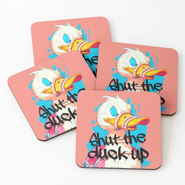 Item preview, Shut the Duck Up Funny Graffiti Duck designed and sold by DuckSmith.