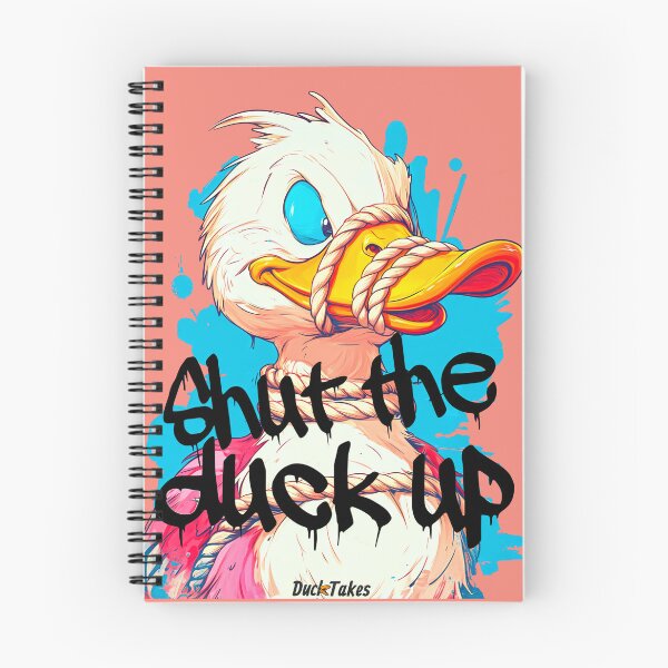 Item preview, Shut the Duck Up Funny Graffiti Duck designed and sold by DuckSmith.