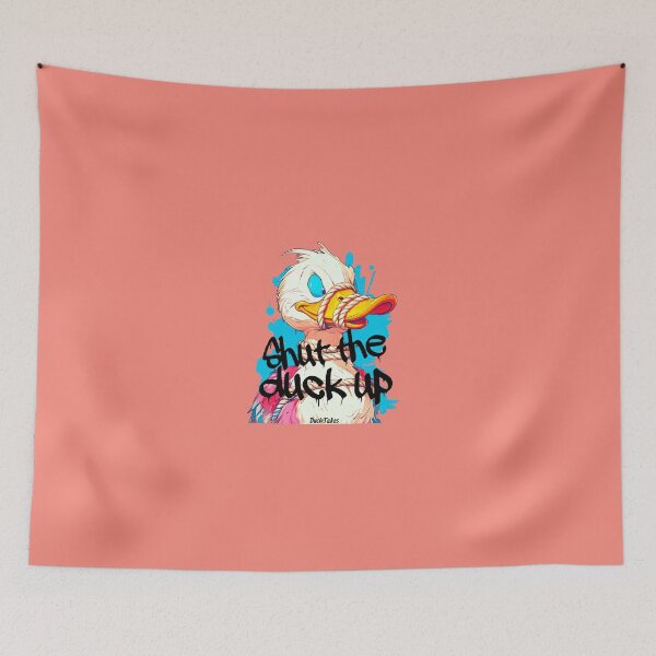 Item preview, Shut the Duck Up Funny Graffiti Duck designed and sold by DuckSmith.