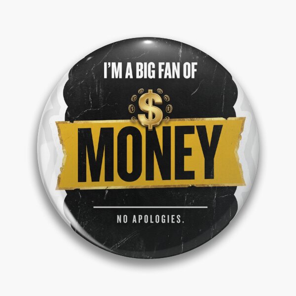 Item preview, I'm a Big Fan of Money Funny Boss Sticker designed and sold by ravikiran2195.