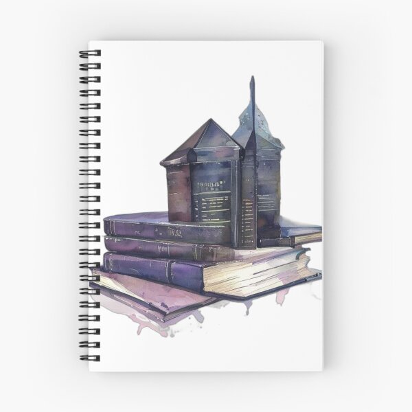 Item preview, Dreamy Pastel Watercolor Scene Evoking Dark Academia designed and sold by Shadow-Stone.