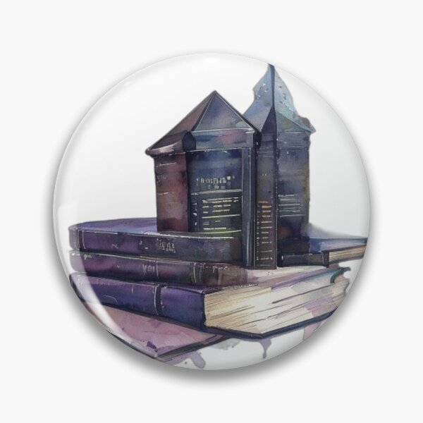 Item preview, Dreamy Pastel Watercolor Scene Evoking Dark Academia designed and sold by Shadow-Stone.