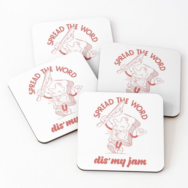 Item preview, Spread the Word – Dis’ My Jam Retro Food Art designed and sold by WATEKE.