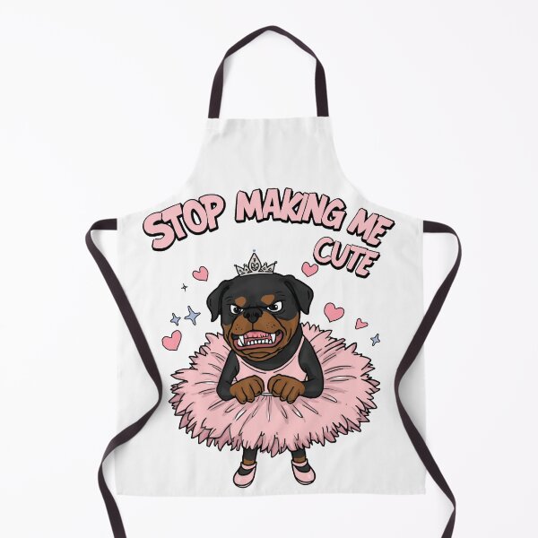 Item preview, Stop Making Me Cute Grumpy Rottweiler Ballet Tutu Funny designed and sold by The Fine Print by BassAddict.