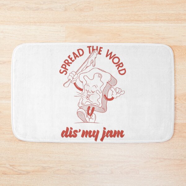 Item preview, Spread the Word – Dis’ My Jam Retro Food Art designed and sold by WATEKE.