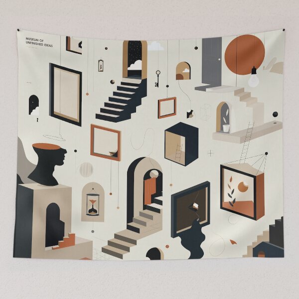 Item preview, Museum of Unfinished Ideas designed and sold by ClaudiaVi.