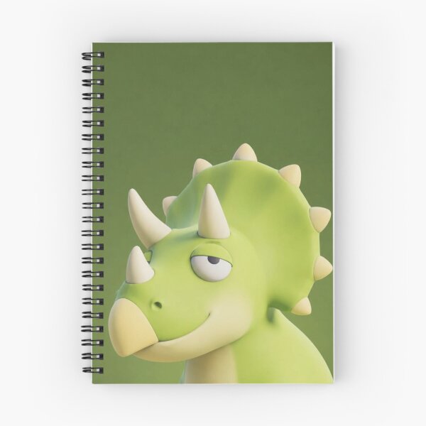 Item preview, Cute Green Baby Triceratops 3D Cartoon designed and sold by VoxelEstudi0nic.
