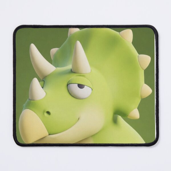 Item preview, Cute Green Baby Triceratops 3D Cartoon designed and sold by VoxelEstudi0nic.