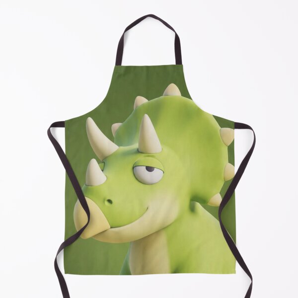 Artikelvorschau, Niedlicher grüner Baby-Triceratops 3D-Cartoon entworfen und verkauft von VoxelEstudi0nic.