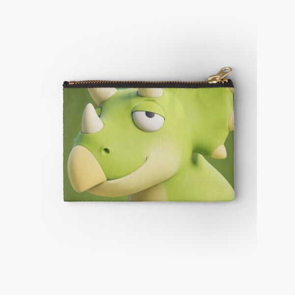 Item preview, Cute Green Baby Triceratops 3D Cartoon designed and sold by VoxelEstudi0nic.