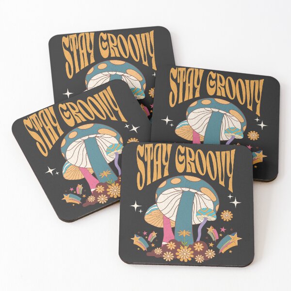 Item preview, Stay Groovy | Retro Psychedelic Vintage Floral Mushroom Design designed and sold by FadedFrequency.