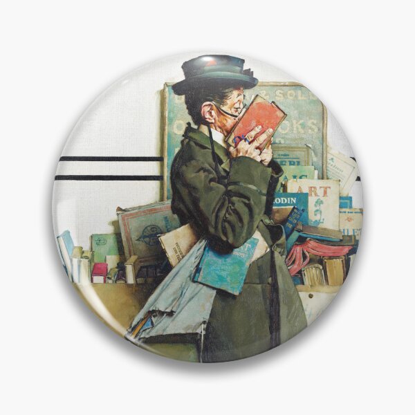 Item preview, The Bookworm – Funny Printable Wall Art for Book Lovers designed and sold by VenusArt7.