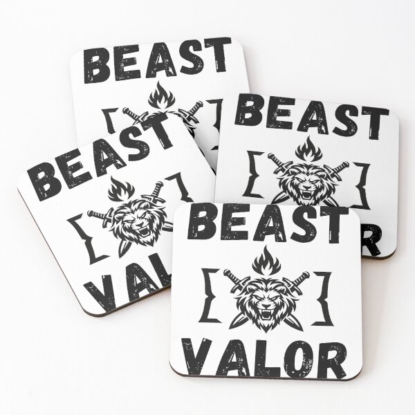 Item preview, Beast Valor ?⚔️ | Fearless Strength & Warrior Spirit | Premium POD Design designed and sold by UrbanEchoHub.