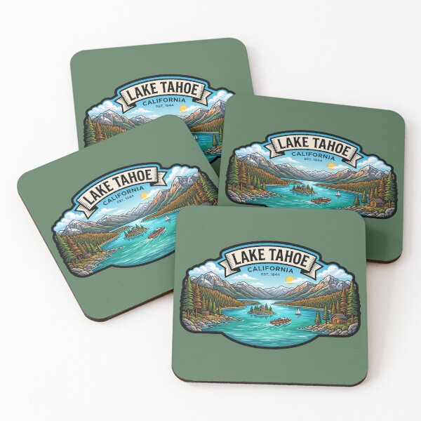 Item preview, Lake Tahoe California USA - Travel art designed and sold by Marciolini.