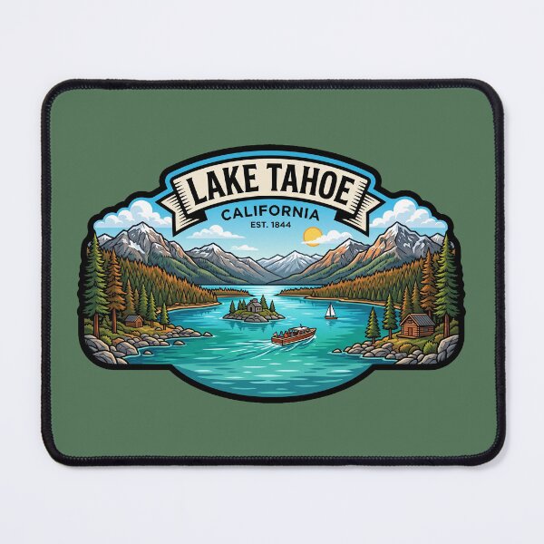 Item preview, Lake Tahoe California USA - Travel art designed and sold by Marciolini.