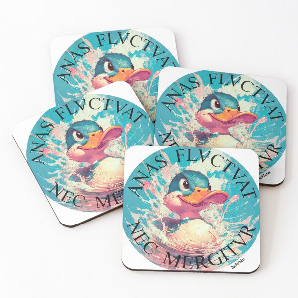 Item preview, Anas Fluctuat Nec Mergitur Latin Duck Motto designed and sold by DuckSmith.