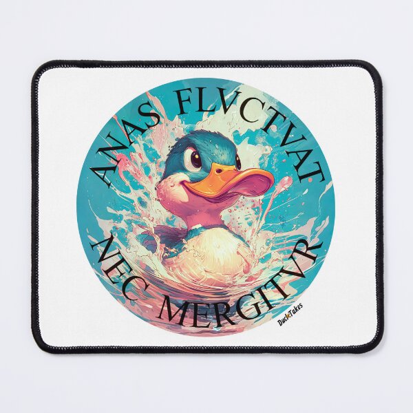 Item preview, Anas Fluctuat Nec Mergitur Latin Duck Motto designed and sold by DuckSmith.