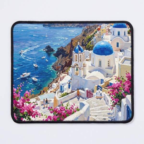 Item preview, Santorini - Greek Island Escapism designed and sold by newjoseph.
