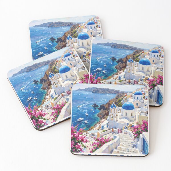 Item preview, Santorini - Greek Island Escapism designed and sold by newjoseph.