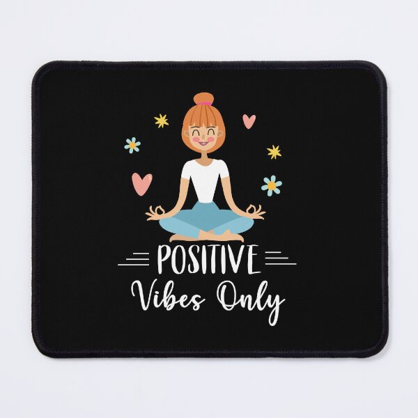 Item preview, Positive Vibes Only Meditation Girl  designed and sold by teeperfect.