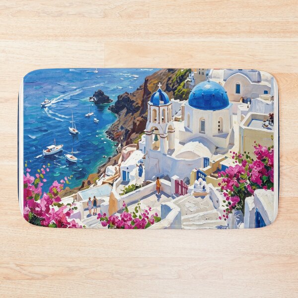 Item preview, Santorini - Greek Island Escapism designed and sold by newjoseph.