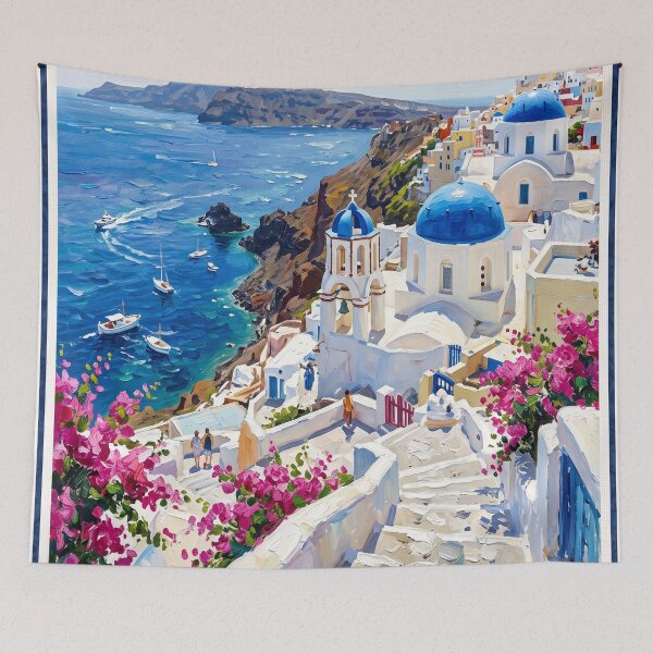 Item preview, Santorini - Greek Island Escapism designed and sold by newjoseph.