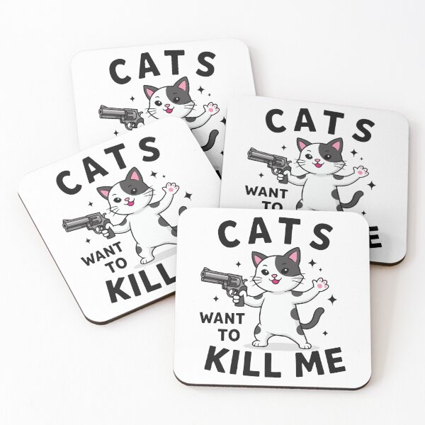 Item preview, Cat hair allergy awareness - Cats want to kill me designed and sold by BobaTeeStore.