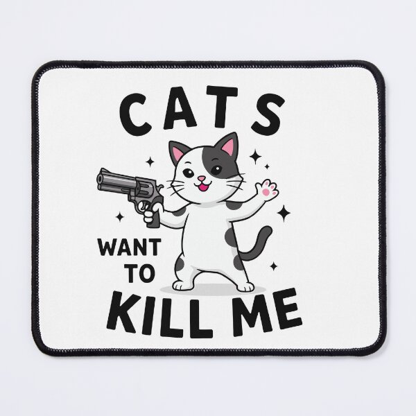 Item preview, Cat hair allergy awareness - Cats want to kill me designed and sold by BobaTeeStore.