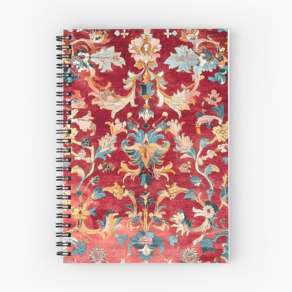 Item preview, Vintage Crimson Persian Floral Tapestry Pattern Wall Art Print designed and sold by GrinGalore.
