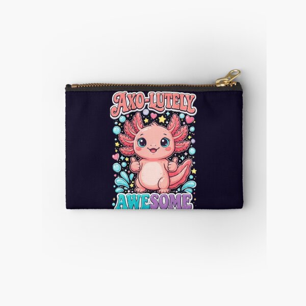 Item preview, Axo-Lutely Awesome Cute Axolotl T-Shirt | Funny Kawaii Salamander Cartoon | Colorful Pun Gift designed and sold by HopeAndHustle.