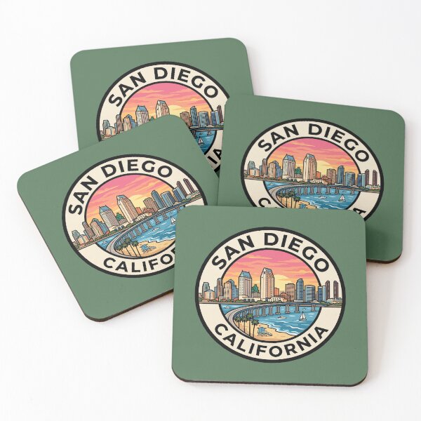 Item preview, San Diego California USA - Travel art designed and sold by Marciolini.