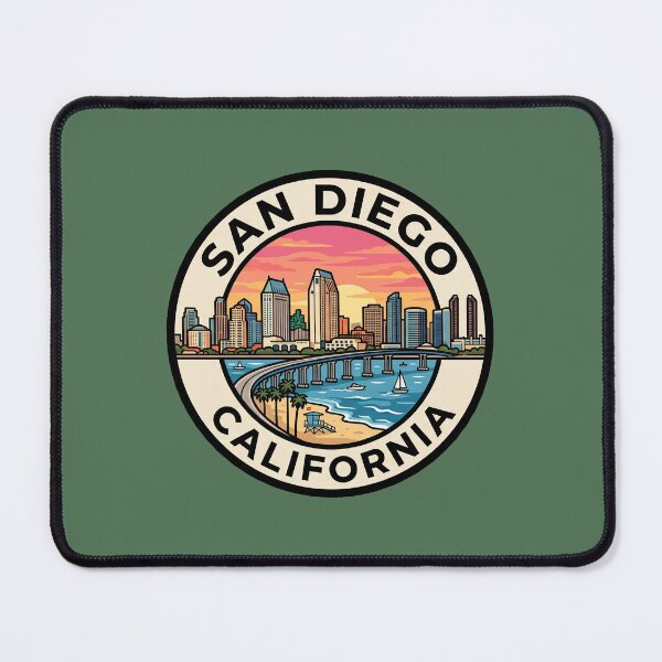 Item preview, San Diego California USA - Travel art designed and sold by Marciolini.