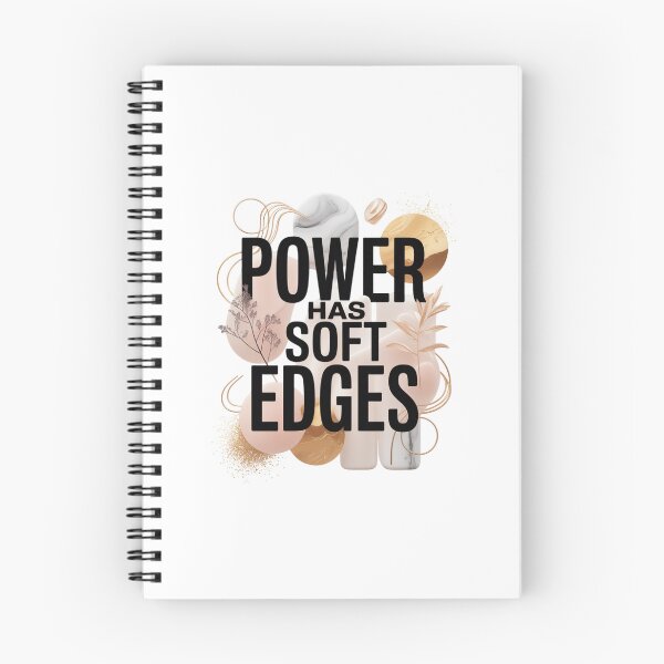 Item preview, Power Has Soft Edges Typography. Minimalist Feminine Motivational Quote Design designed and sold by Aarvya Fashion Club ( A.F.C ).