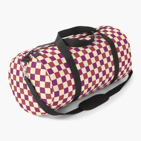 Item preview, Seamless Burgundy and Plum Checkerboard Pattern | Modern Geometric Square Background designed and sold by ViviNyks.