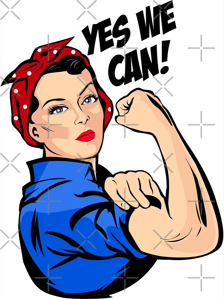 Rosie The Riveter Poster Magnet