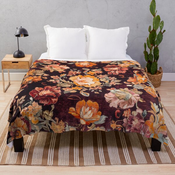 Item preview, Vintage Botanical Floral Tapestry Pattern Elegant Wall Art Print designed and sold by GrinGalore.