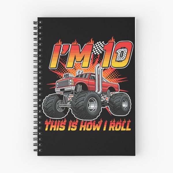 Item preview, I'm 10 This Is How I Roll Monster Truck Tenth Birthday Ten Year Old designed and sold by PopStars1993.