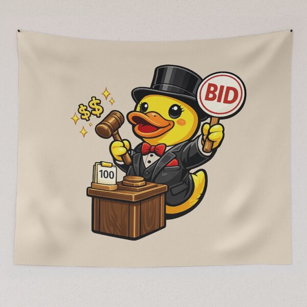 Item preview, Auction Duck designed and sold by BROHLine Studio.