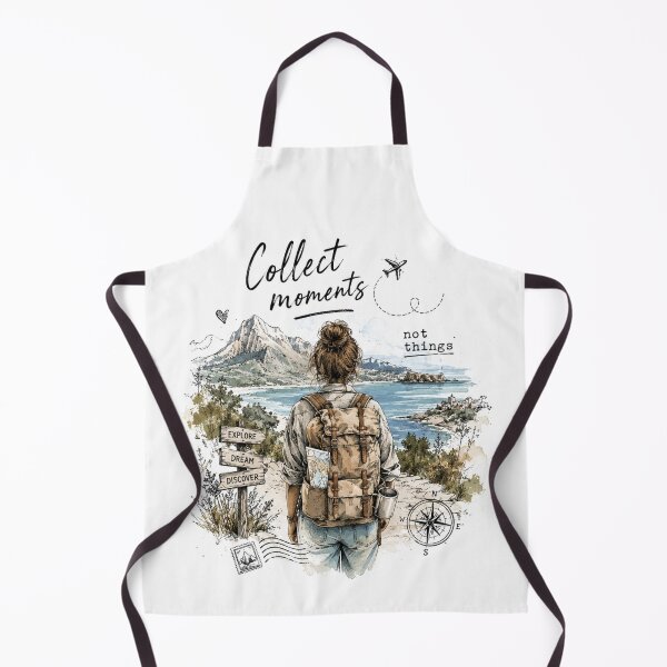 Item preview, Collect Moments Not Things Travel Quote designed and sold by DreamPixelPrint.