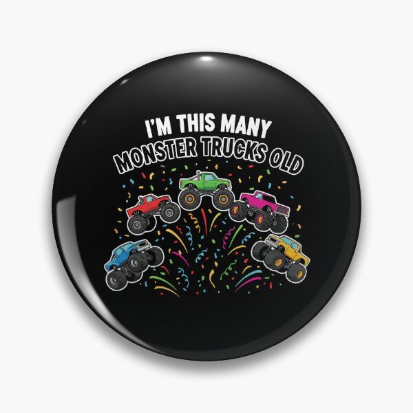 Item preview, I'm This Many Monster Trucks Old Fifth Birthday Boy Monster Truck Lover designed and sold by PopStars1993.