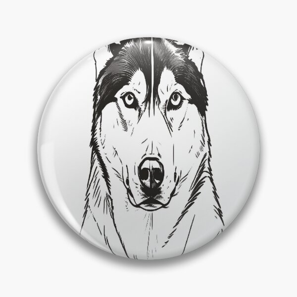 Item preview, Siberian Husky in Minimalist Art designed and sold by VestraDesign.