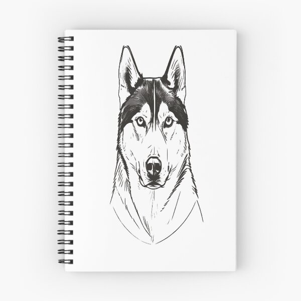 Item preview, Siberian Husky in Minimalist Art designed and sold by VestraDesign.