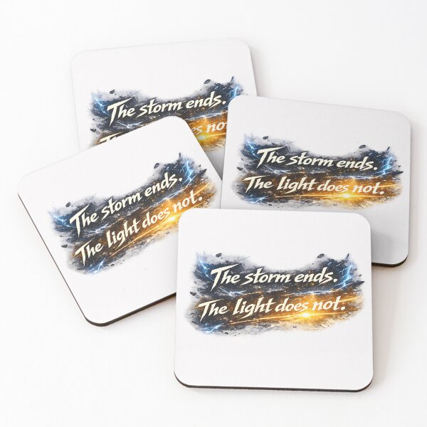 Item preview, The storm ends. The light does not.(Anime Ver.) designed and sold by MaxDreamsArt.