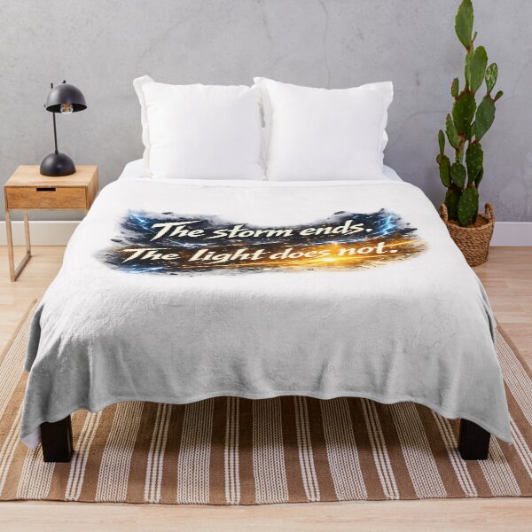 Item preview, The storm ends. The light does not.(Anime Ver.) designed and sold by MaxDreamsArt.